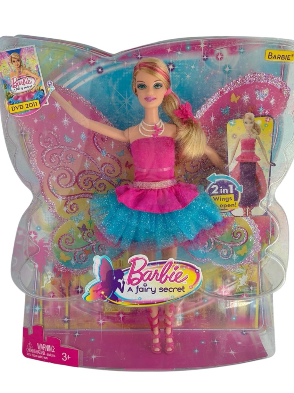 RARE BARBIE A Fairy Secret 2 In 1 Doll 2010